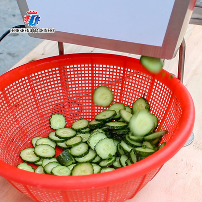 100KG/H Desktop Onion Chopper Cucumber Slicer Machine
