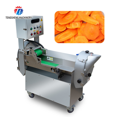2.25KW Two End Cutter Vegetable Processing Machine Cube Slice Strip Industrial