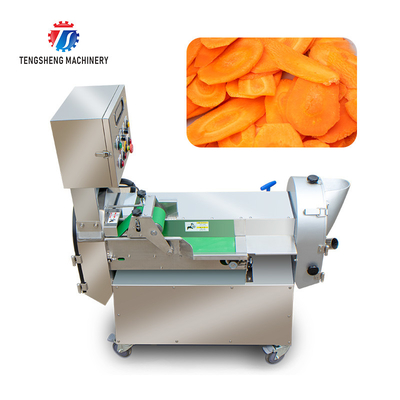 2.25KW Two End Cutter Vegetable Processing Machine Cube Slice Strip Industrial