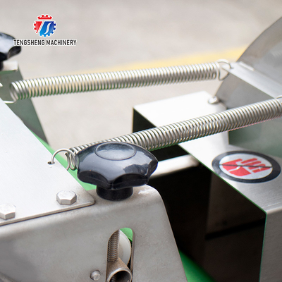 2.25KW 140KG 1.5HP Frequency conversion adjustable belt vegetable slicer vegetable leaf slicer