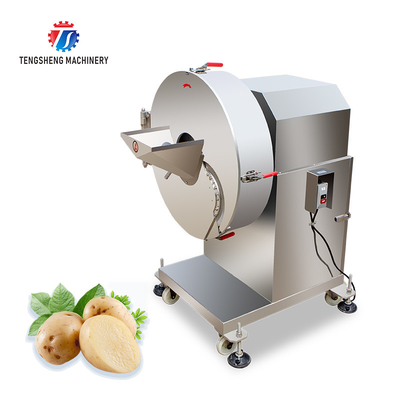 2.5KW 1500KG/H Vegetable Processing Equipment Potato Papaya Taro Slicer