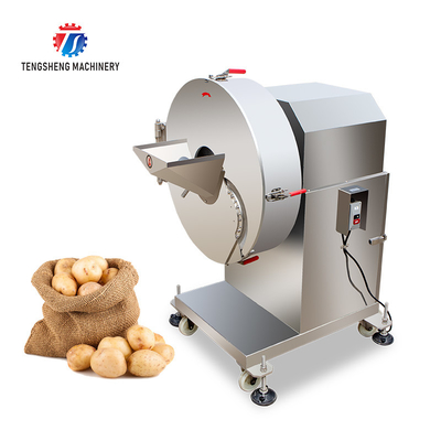 2.5KW 1500KG/H Chip factory slicing equipment slicing size 0.5-1.5mm adjustable