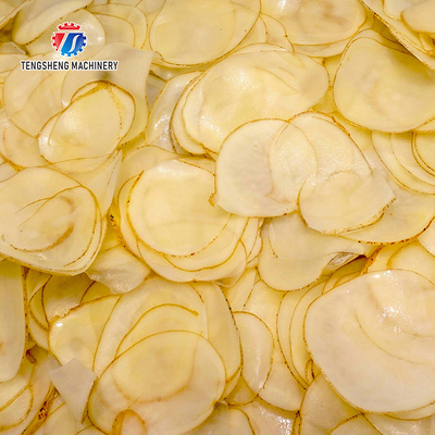 2.5KW 1500KG/H Chip factory slicing equipment slicing size 0.5-1.5mm adjustable