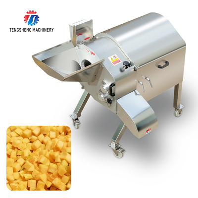 1000KG/H Large plant equipment large fruit and vegetable dicing machine aloe dicing machine potato and strawberry dicing