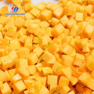 1000KG/H Large plant equipment large fruit and vegetable dicing machine aloe dicing machine potato and strawberry dicing