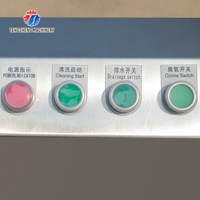85KG 0.55KW Commercial ultrasonic bubble cleaning machine ozone sterilization cleaning machine can be fixed productionl