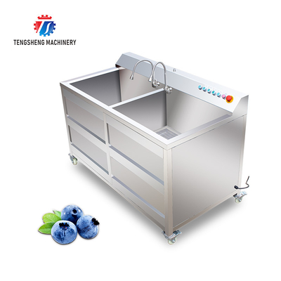 1.1KW Commercial eddy current bubble washing machine ozone multifunctional vegetable washing machine