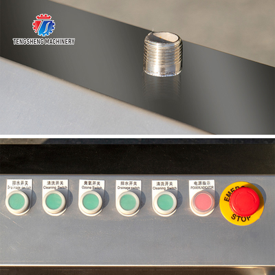 1.1KW Commercial eddy current bubble washing machine ozone multifunctional vegetable washing machine