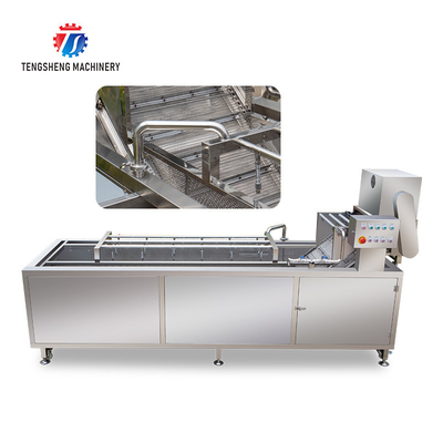 240KG  Fruit and vegetable washing machine automatic cleaning operation line conveyor belt washing machine