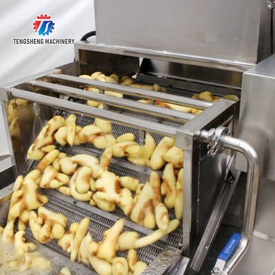 240KG  Fruit and vegetable washing machine automatic cleaning operation line conveyor belt washing machine