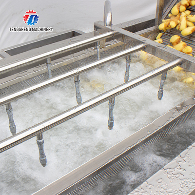 240KG Bubble type fruit and vegetable washing machine Eddy current washing machine large bubble cleaning machine