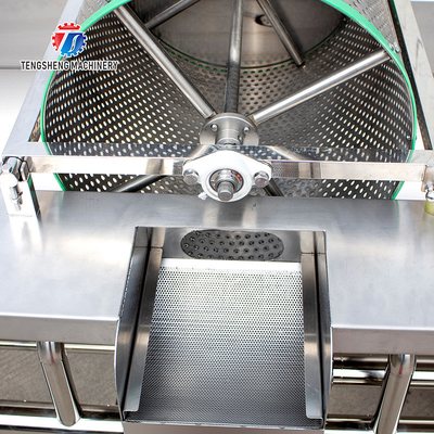 1200KG/H Industrial Vortex Bubble Vegetable Washing Machine Food Washer