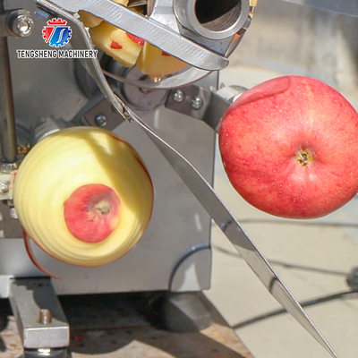 220V 0.55KW Intact Pulp Manual Rotating Rod Apple Peel And Core Machine 304 SS
