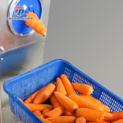 1800pcs/H 220V Fruit And Vegetable Peeler Machine Carrot Paring Equipment