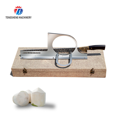 2.25KG A commercial coconut guillotine can be used with a coconut peeler
