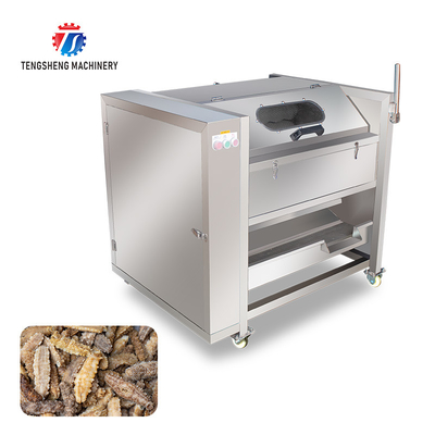 180KG Small automatic ginger washing machine potato cleaning and peeling machine ginger cleaning and mud removal machine