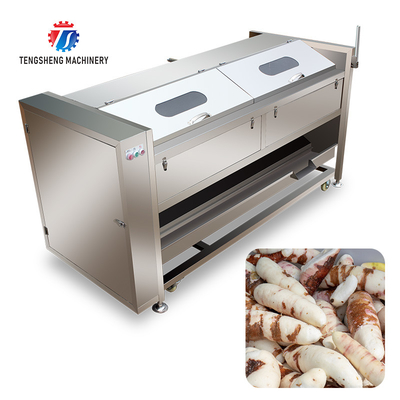 380KG Seal cover lotus root hair roller cleaning machine potato peeling machine stainless steel cleaning equipment