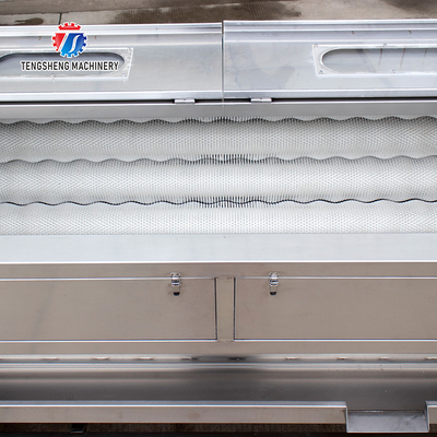 380KG Stainless steel wool roller peeling cleaning machine potato automatic fruit and vegetable peeling