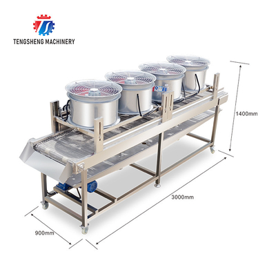 350KG Normal temperature air drain air dryer bagged food stainless steel water removal equipment continuous