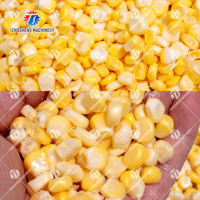 Industrial SS Corn Deseeding Machine ,  Husking Shucking Fruit Processing Equipment