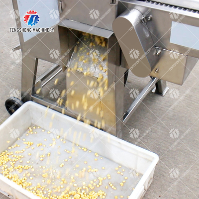 2.2KW Corn Thresher Machine Waxy Corn Fresh Corn Shelling Stainless Steel