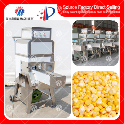 Electric Sweet Corn Threshing Machine Corn Processing Motor Drive