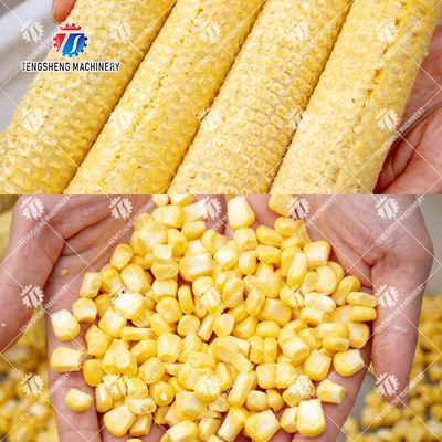 Industrial Stainless Steel Corn Sheller Equipment , Automatic Sweet Corn Seed Removing Machine