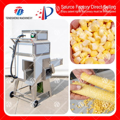 Mini Automatic Corn Shucker , Fresh Corn Sheller Machine