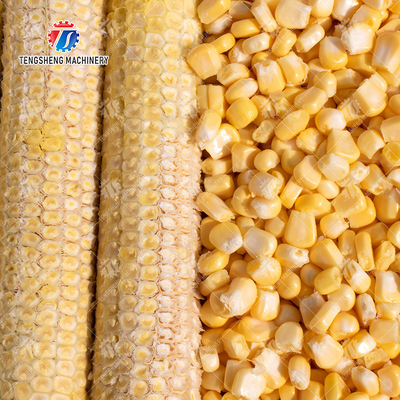 Sweet Glutinous Commercial Corn Thresher Machine Automatic Size Adjusting