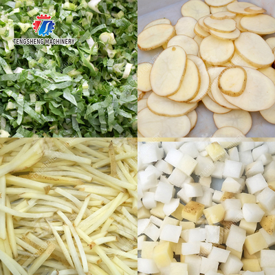 Fruit and vegetable cutting, hoisting and washing production line
