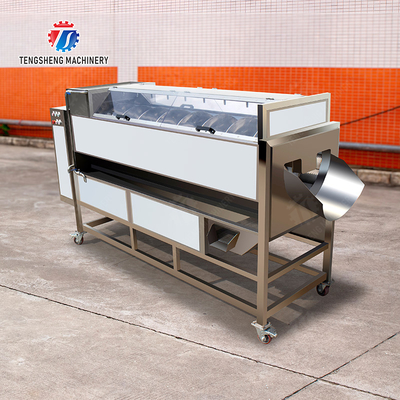 Pre-foaming hoisting roller brush washing production line Fruit Vegetable FOOD processing production Machine