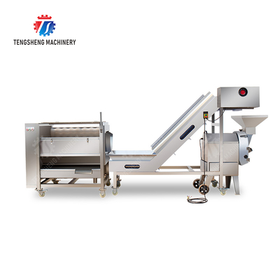 Roller washing and cutting production line