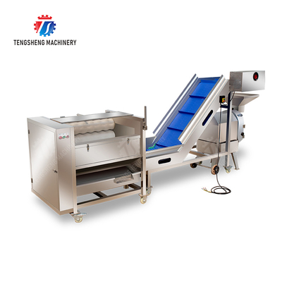 Roller washing and cutting production line