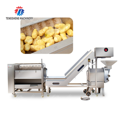 Roller washing and cutting production line