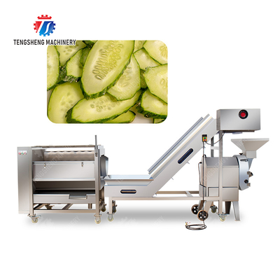 Roller washing and cutting production line