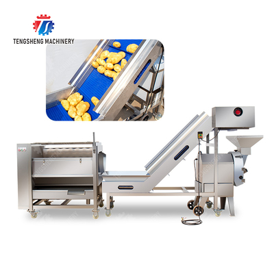Roller washing and cutting production line
