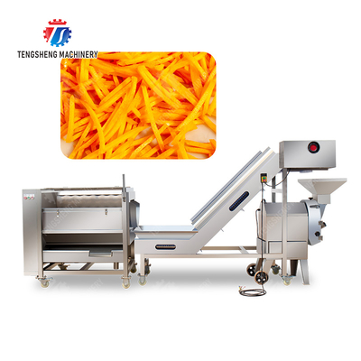 Roller washing and cutting production line