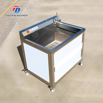 Single cylinder fruit and vegetable washing machine with slag separator Leaves Vegetables Onions Leafy vegetables Cabbage varieties Herbs Fruiting vegetables Wash Washer Washing Cleaning processing
