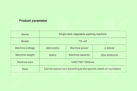 Single tank vegetable washing machine Fruit Orange Vegetable Leaves Vegetables sward beans  soybeans  green beans  Onions Herbs Wash Washer Washing Cleaning processing production