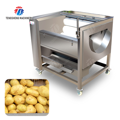 Potato Carrot Taro Sweet potato Yam Saiko persimmon Brush washing and peeling machine processing production Destoning Supplying