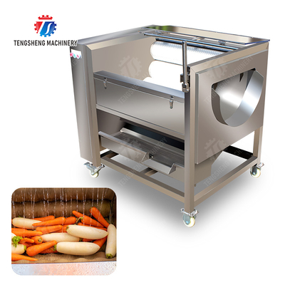 Potato Carrot Taro Sweet potato Yam Saiko persimmon Brush washing and peeling machine processing production Destoning Supplying