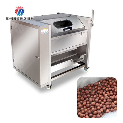 Wash Washer Washing Cleaning processing production Destoning Supplying soybeans  Potato Carrot Taro Sweet potato Yam Saiko persimmon Sealed cover brush peeling machine