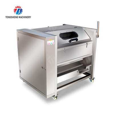 Wash Washer Washing Cleaning processing production Destoning Supplying soybeans  Potato Carrot Taro Sweet potato Yam Saiko persimmon Sealed cover brush peeling machine