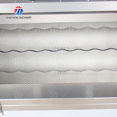 Wash Washer Washing Cleaning processing production Destoning Supplying soybeans  Potato Carrot Taro Sweet potato Yam Saiko persimmon Sealed cover brush peeling machine