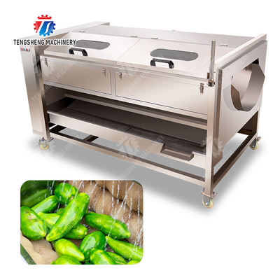 Ginger Potato Carrot Taro Sweet potato Yam Saiko persimmon papaya horseshoe Sealed Cover Type Peeling Machine Wash Washer Washing Cleaning