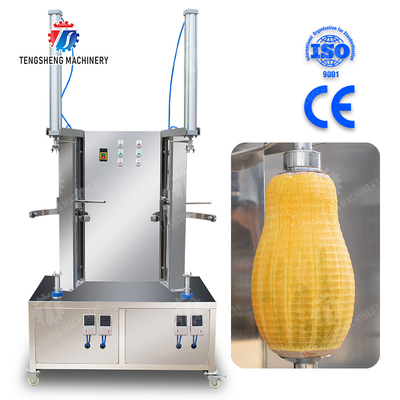 papaya chieh-qua pumpkin wax gourd pineapple Vegetable Vertical double cutter peeling machine processing production