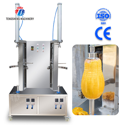 papaya chieh-qua pumpkin wax gourd pineapple Vegetable Vertical double cutter peeling machine processing production