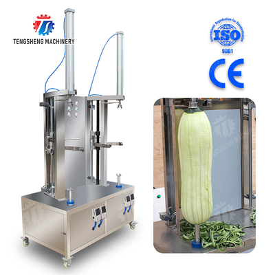 papaya chieh-qua pumpkin wax gourd pineapple Vegetable Vertical double cutter peeling machine processing production