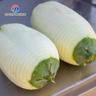 papaya chieh-qua pumpkin wax gourd pineapple Vegetable Vertical double cutter peeling machine processing production