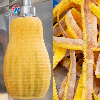 papaya chieh-qua pumpkin wax gourd pineapple Vegetable Vertical double cutter peeling machine processing production